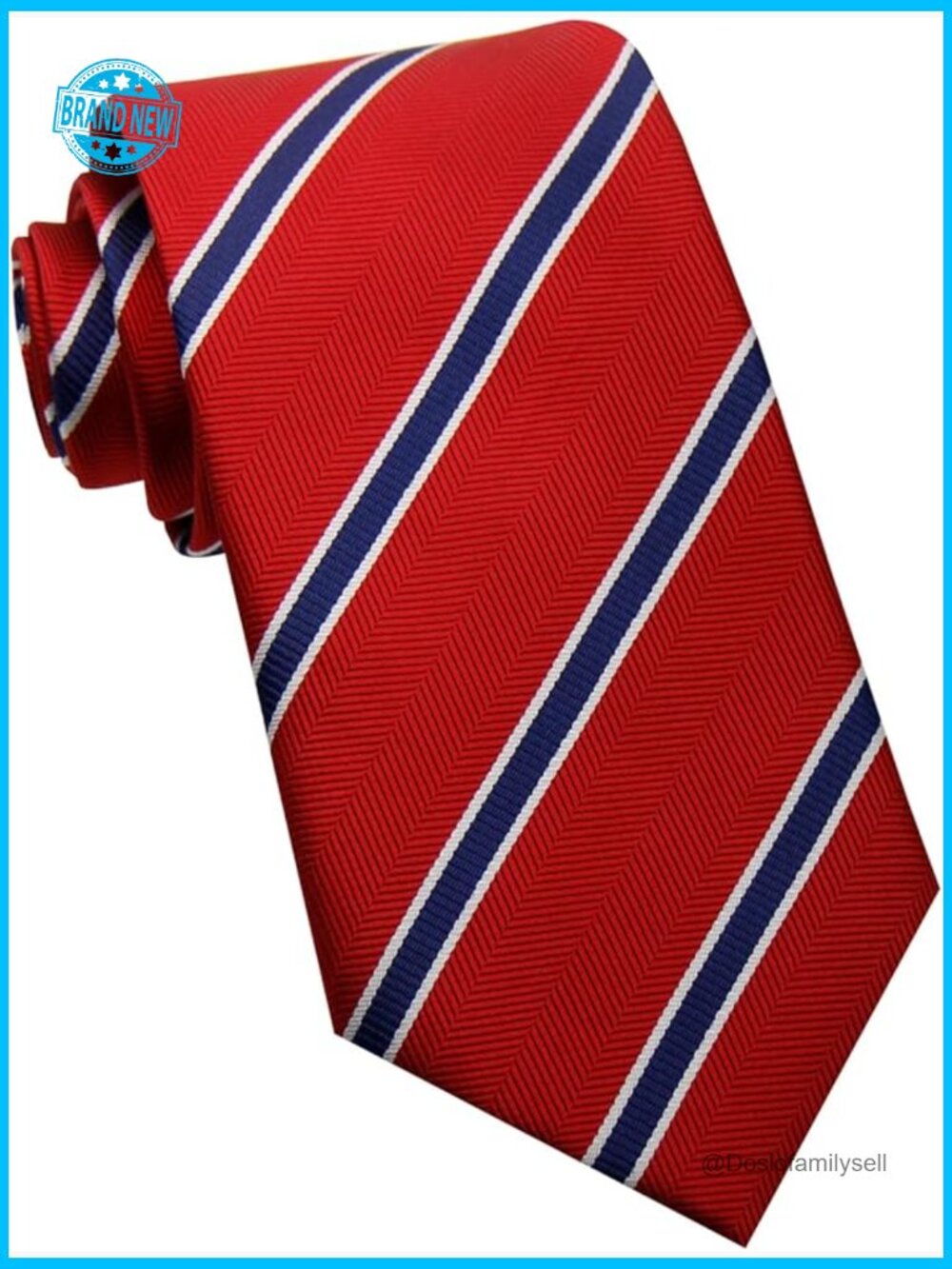 Classic Striped Necktie Elegant Business Wedding Polyester Jacquard Textured